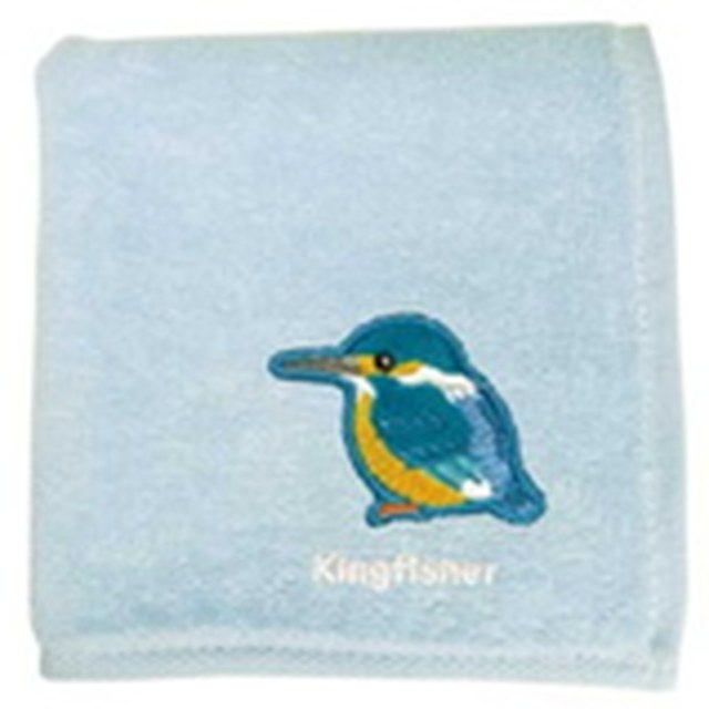 動物刺繡手帕-翠鳥