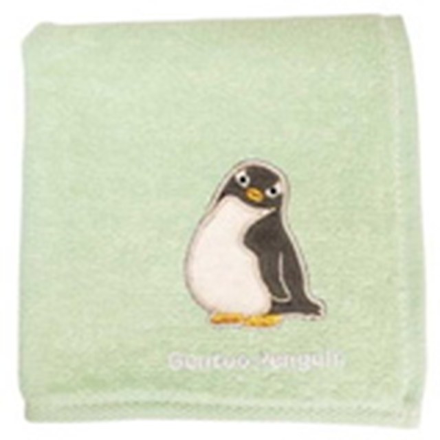 動物刺繡手帕-巴布亞企鵝