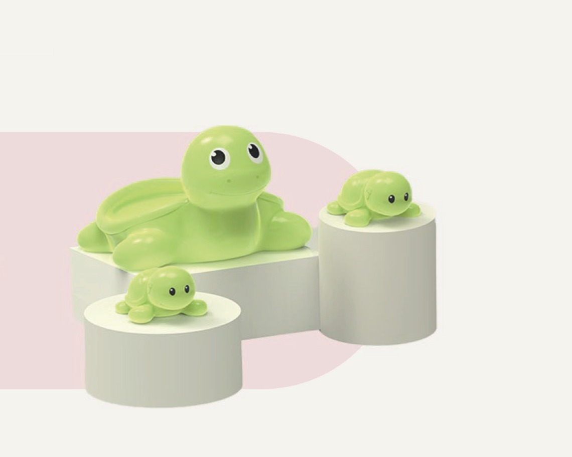 Sea Turtle Family Bath Set