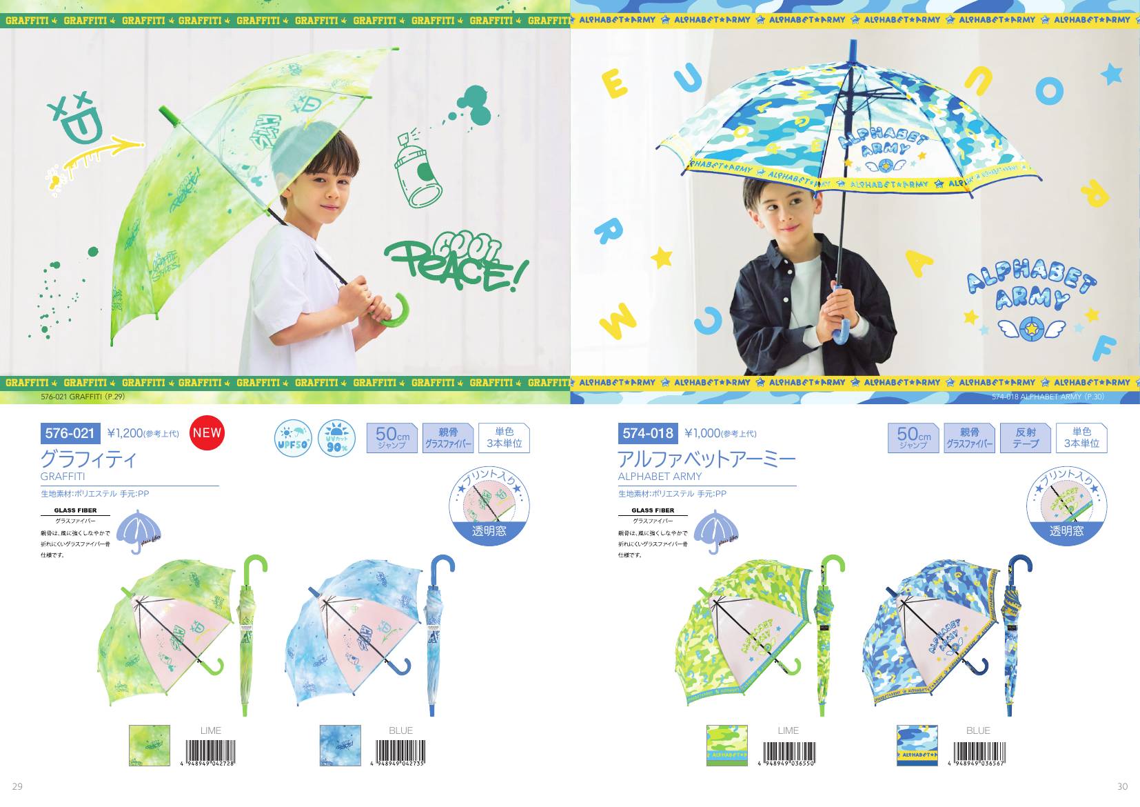 Boys Umbrella catalog page 16