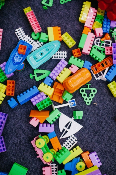 Colorful building blocks