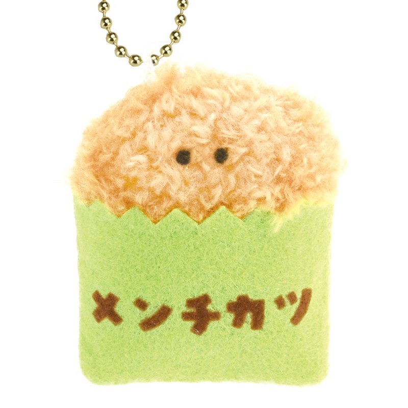 つぶらな瞳のお惣菜ぷちマスコットBC　めんちかつ