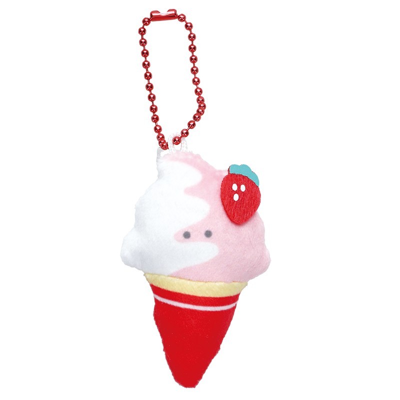 つぶらな瞳のいちごフェアぷち　そふとくりーむ